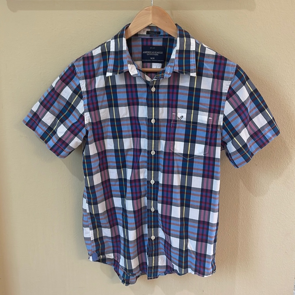 American Eagle Button Down Dress Shirt.